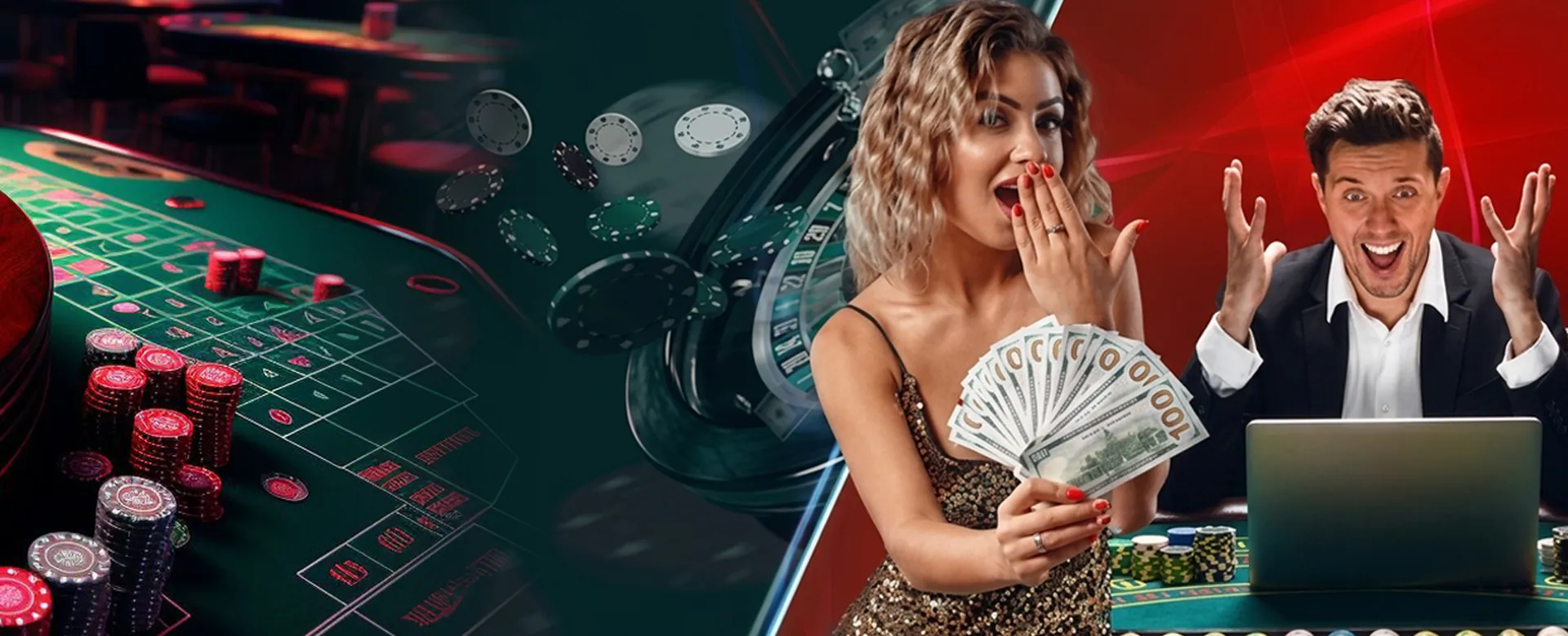 Jiliplay Live Casino Dealer with cards and roulette wheel